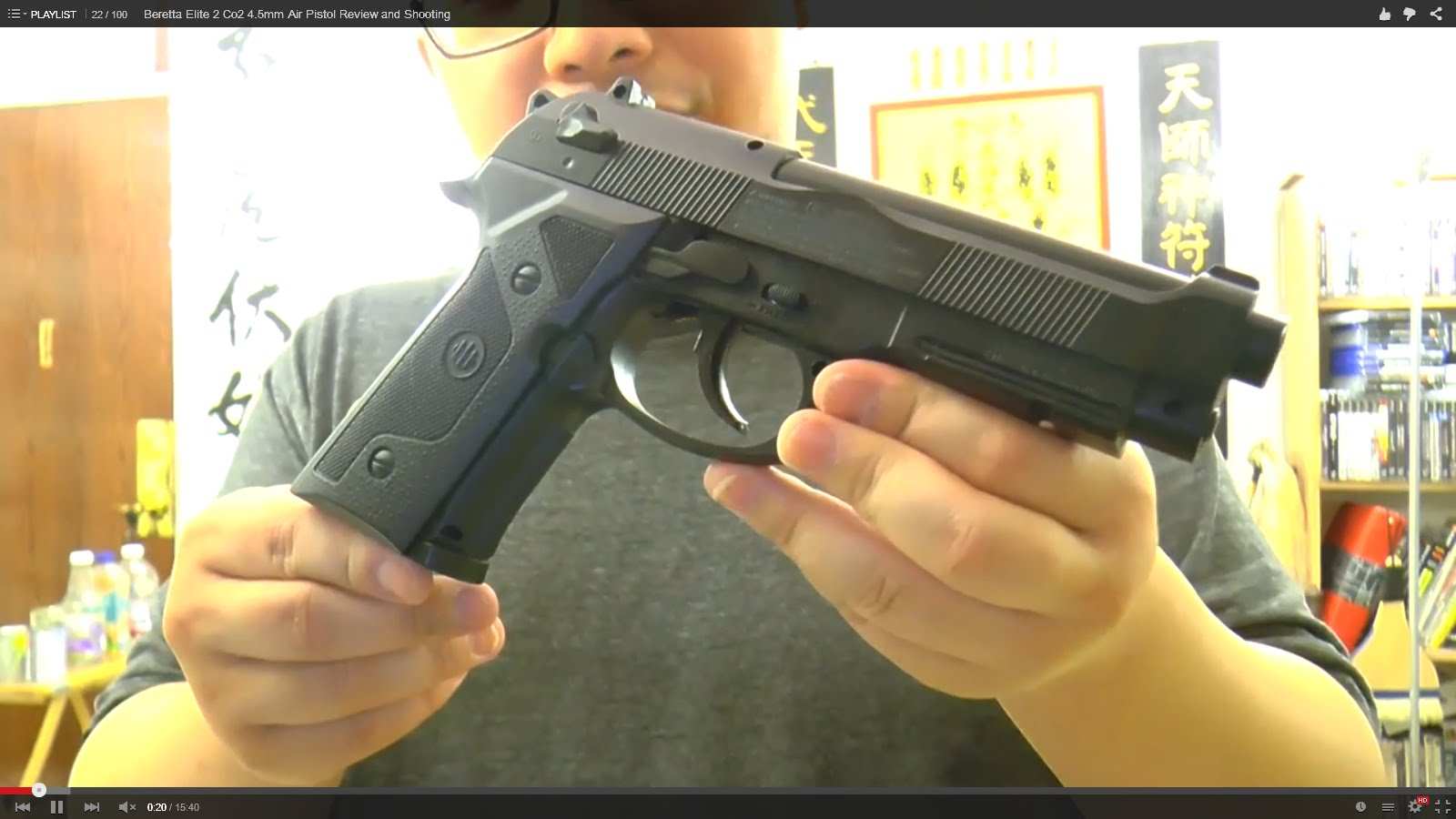 Blog: Umarex Beretta Elite II Co2 AirPistol (.177 cal) 4.5 mm Steel BBs! (My Collection) - Scopes and Barrels