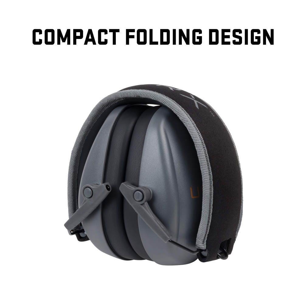 ULTRX Slim Profile Passive Earmuff | Gray