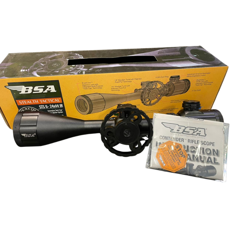 BSA Stealth Tactical Scope 6*24*44 IR – Scopes and Barrels
