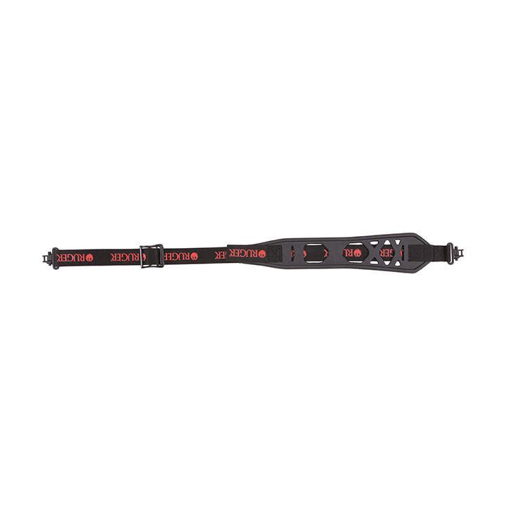 Allen Ruger Boulder Rubber Sling with Swivels, Black & Red