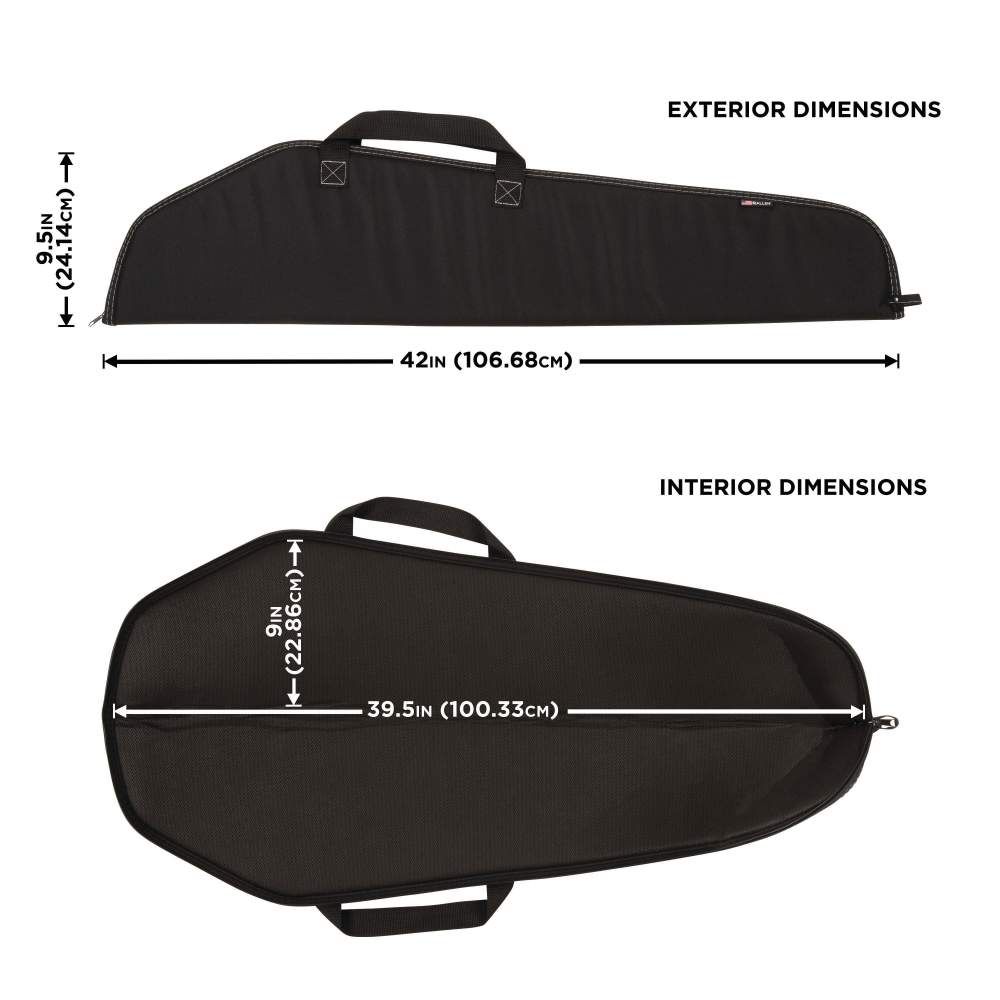 Allen Durango Rifle Case - 40-Inch Soft Gun Bag - Black