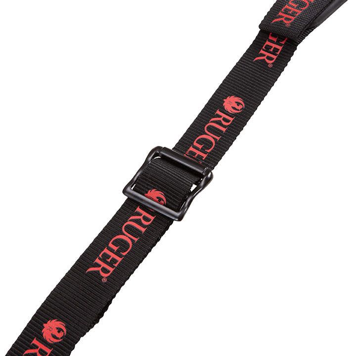 Allen Ruger Boulder Rubber Sling with Swivels, Black & Red