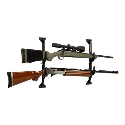 Allen Company Molded Truck Gun Rack for Rear Window - Gun Holder for Two Shotguns, Rifles, Bows, or Tools - Gun and Hunting Accessories for Car or Wall Mount - Adjustable 9.5