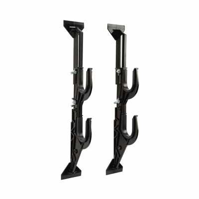 Allen Company Molded Truck Gun Rack for Rear Window - Gun Holder for Two Shotguns, Rifles, Bows, or Tools - Gun and Hunting Accessories for Car or Wall Mount - Adjustable 9.5