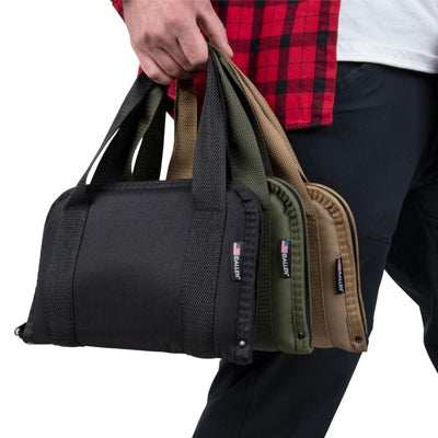 Allen Company Pistol Tote with Pocket, Most Semi-Auto Handguns & Revolvers, Black