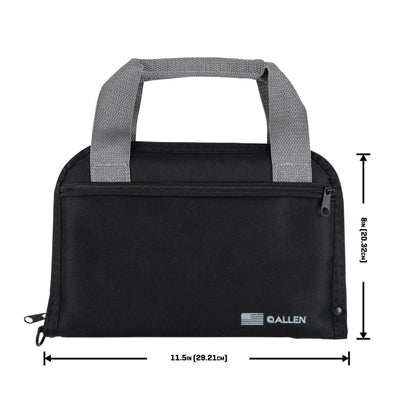 Allen Company Pistol Tote with Pocket, Most Semi-Auto Handguns & Revolvers, Black