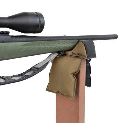 Allen Company X-Focus Shooting Rest with Weighted Bags - Window and Fence Rail Gun Platform for Rifles - Filled with Inert Poly-Beads - Hunting Accessories