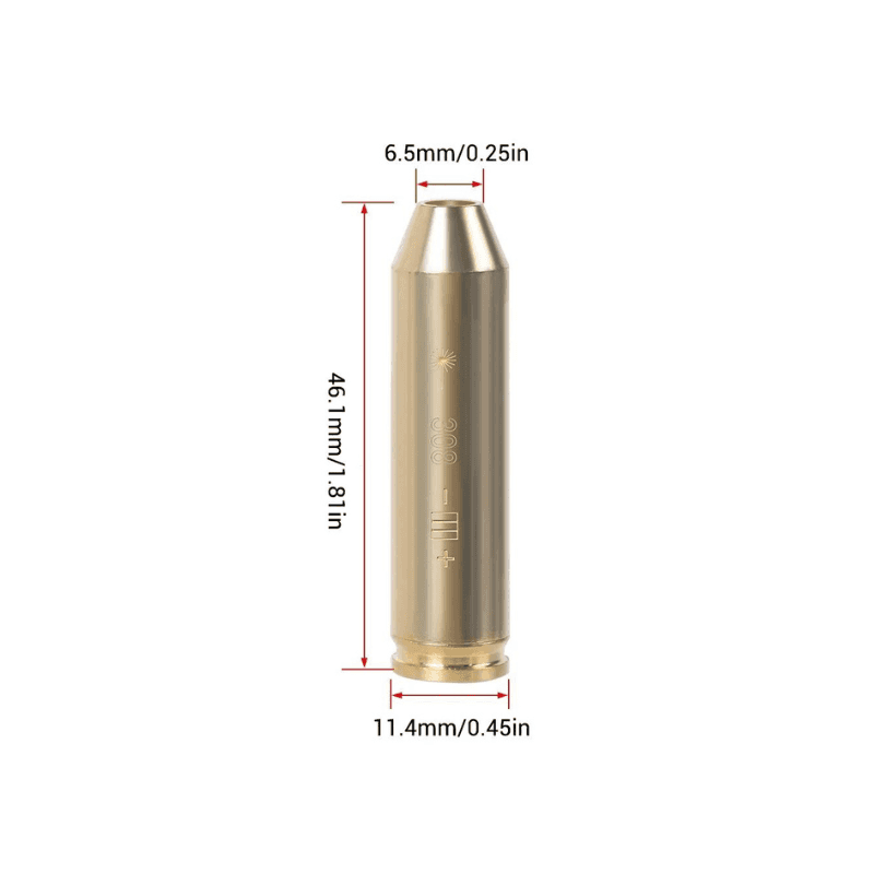 308 Cartridge Red Laser Boresighter