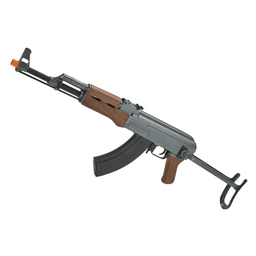 CYMA Sport AK47 Airsoft AEG Rifle (Model: Faux Wood Underfolding Stock)