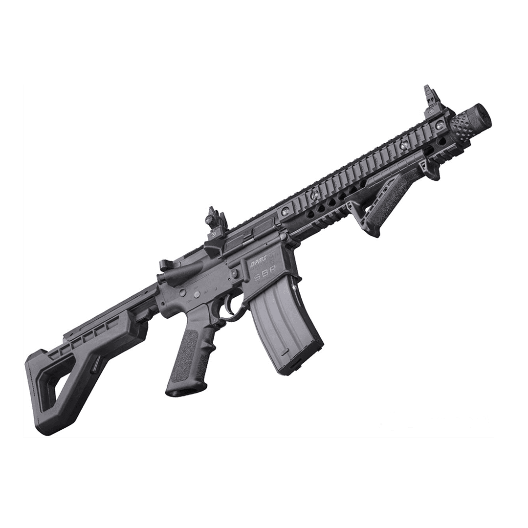 Crosman DPMS SBR Full-Auto CO2 Blowback Powered .177 BB Air Rifle (Color: Black)