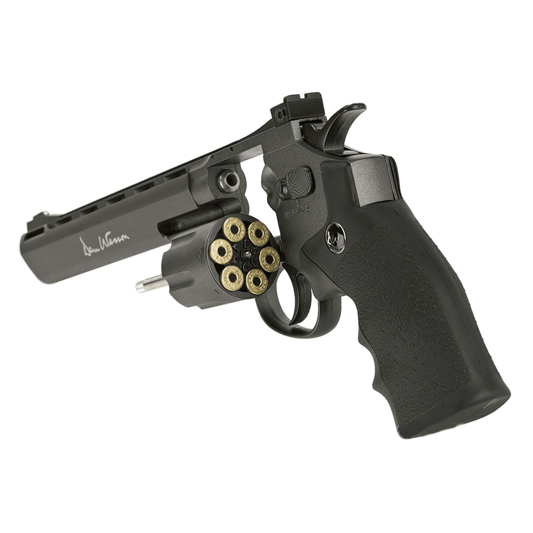 Dan Wesson CO2 Powered 4.5mm Airgun Revolver (Color: Grey / 8