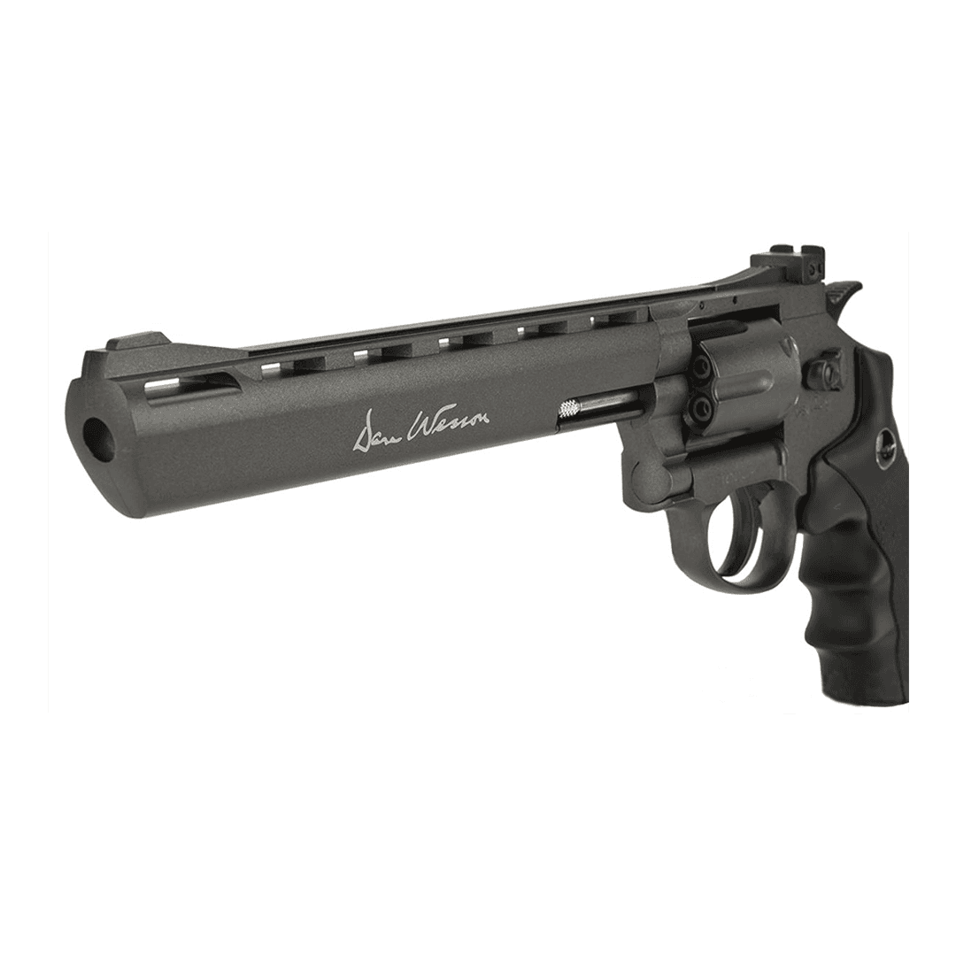 Dan Wesson CO2 Powered 4.5mm Airgun Revolver (Color: Grey / 8