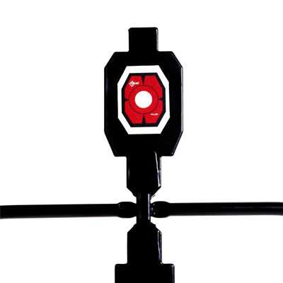 EZ Aim Silhouette Spinner Target System, Rimfire Rounds & Centerfire Pistols, Black/Red/White
