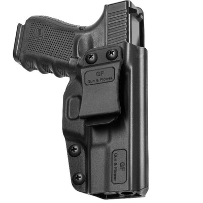 Gun & Flower Polymer IWB Holster Glock 19/23/32 | Black