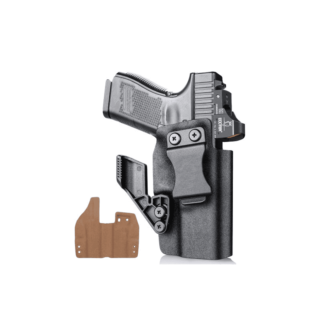 Gun & Flower Leather IWB Holster with Claw For Glock 19