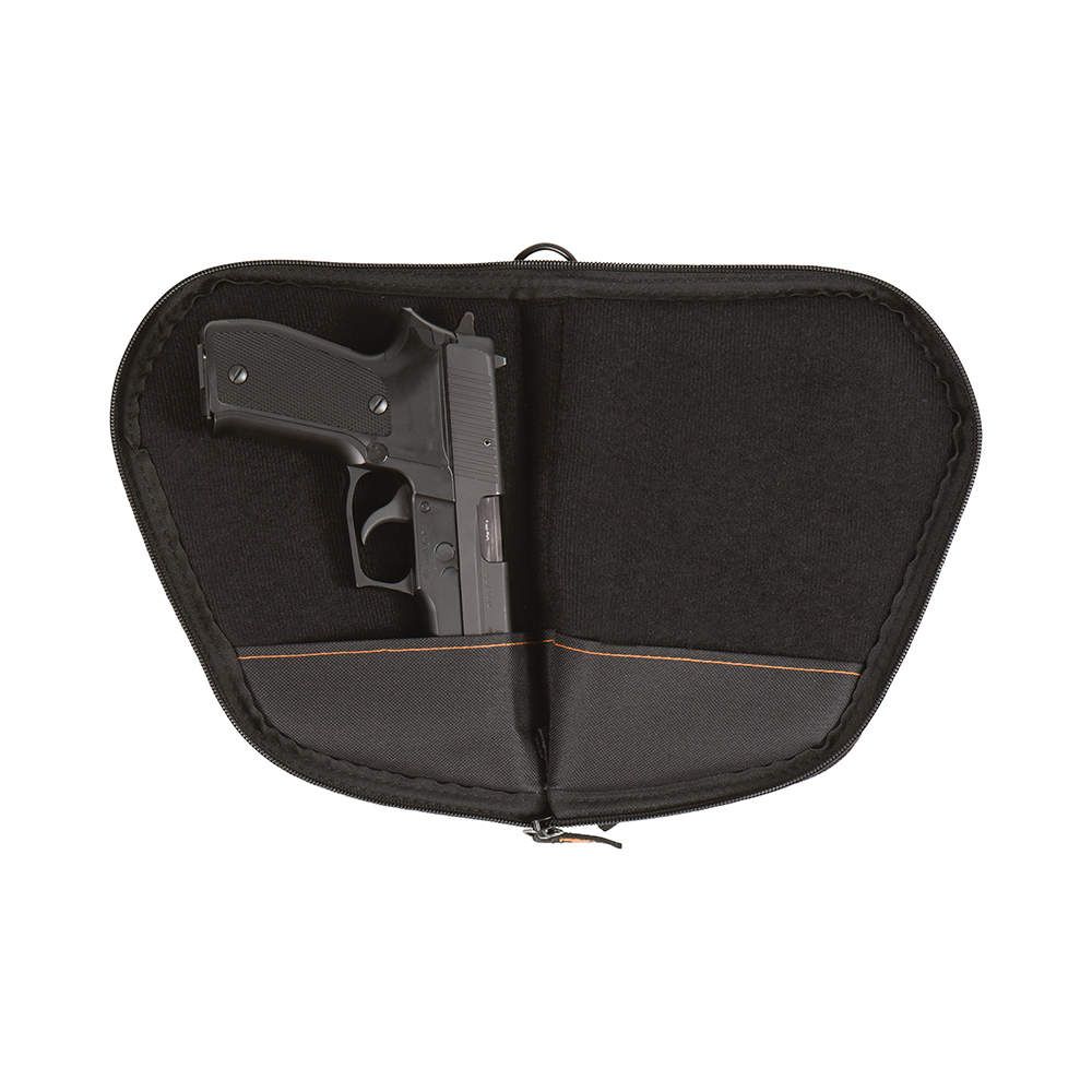 Allen AUTO-FIT Handgun Case, 9″ Black & Orange