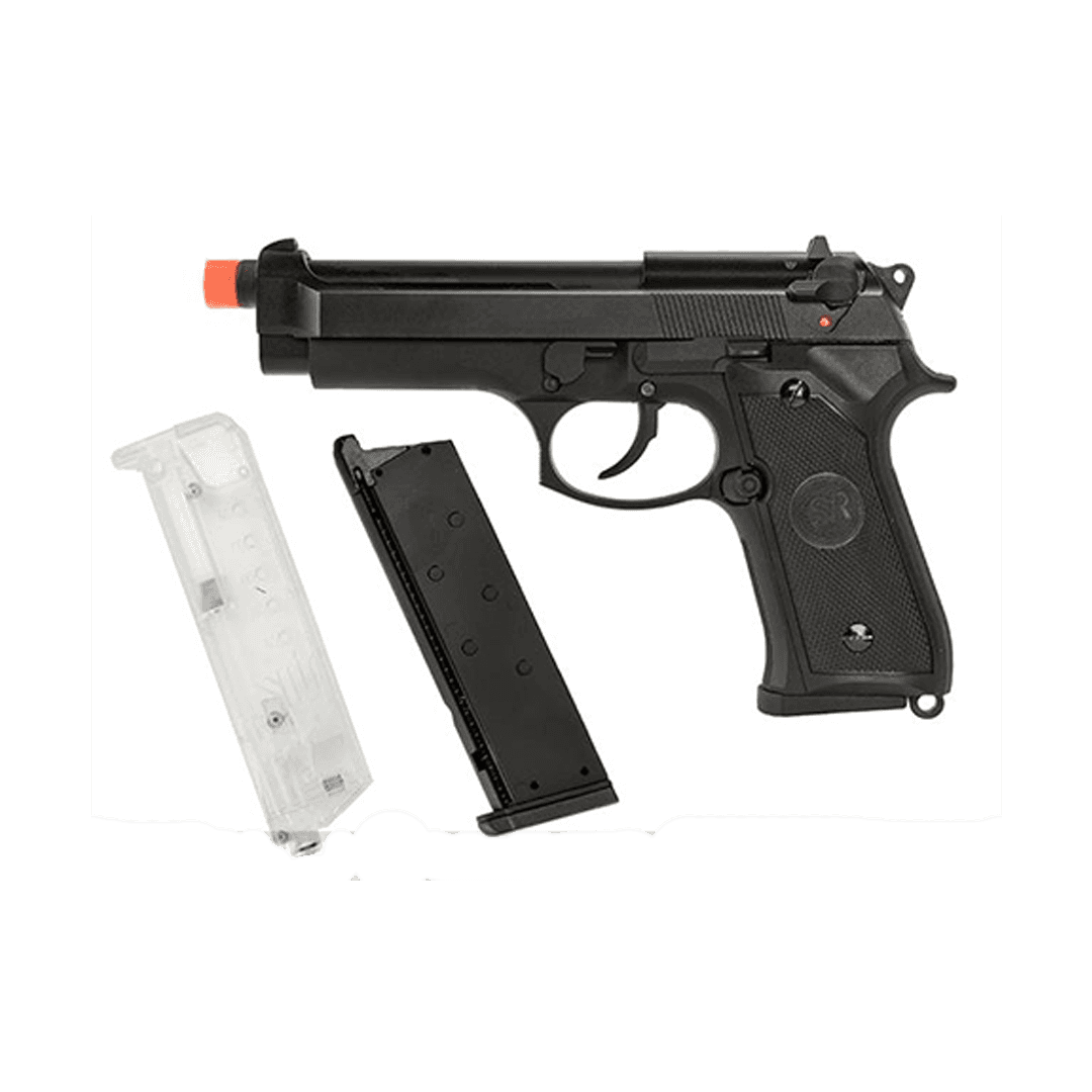 SRC Metal SR-92 M92 Airsoft Green Gas Blow Back Pistol Kit