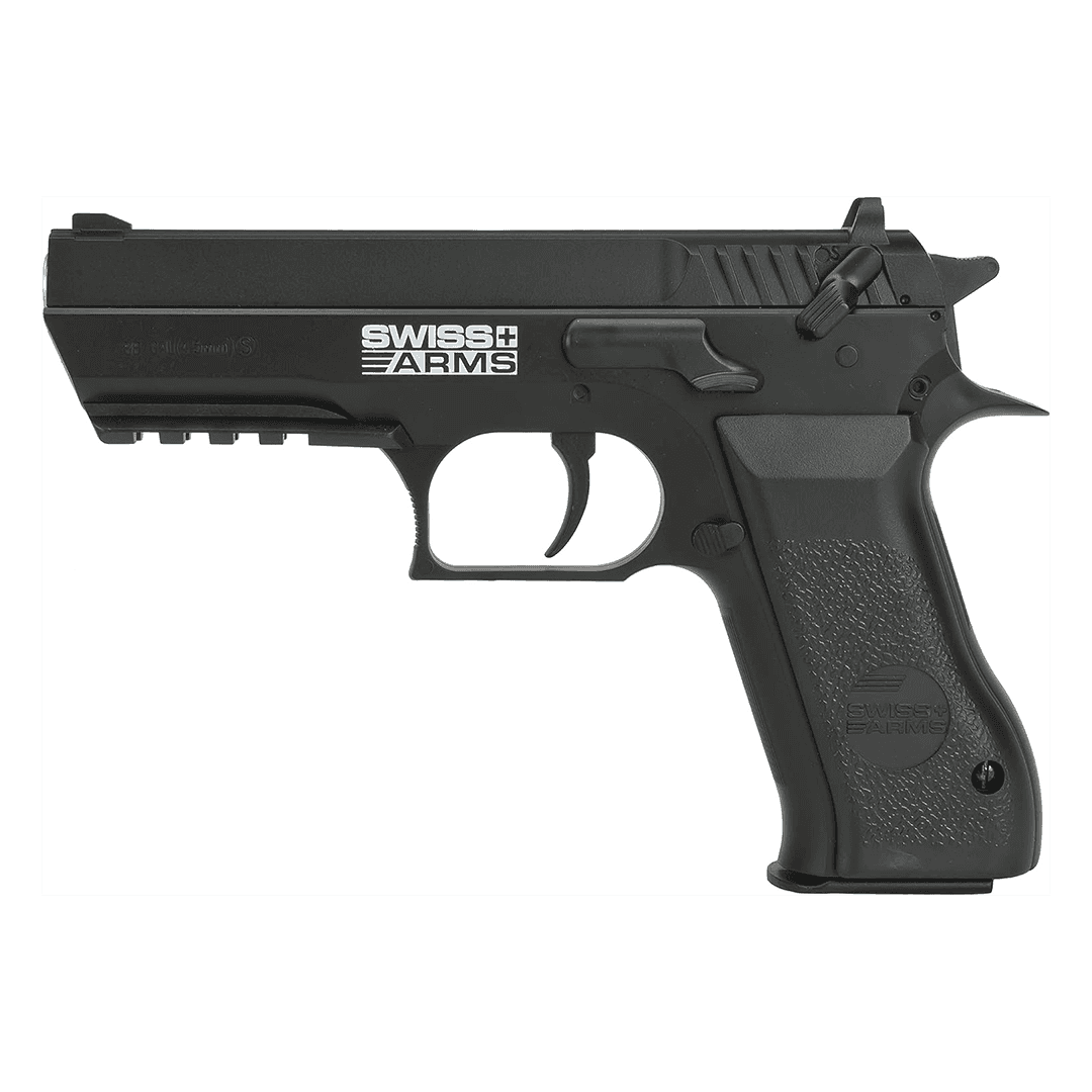 Evike Swiss Arms 941 Jericho Co2 Powered Airgun (.177 Cal BBS) - Black