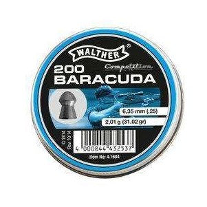 Walther Baracuda Pellets 6,35 mm (.25), 200 pcs. By Umarex