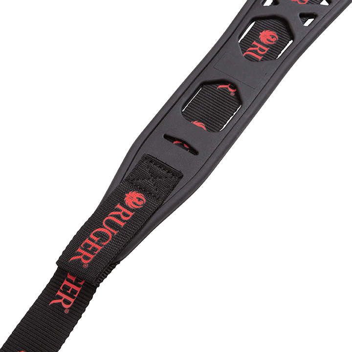 Allen Ruger Boulder Rubber Sling with Swivels, Black & Red