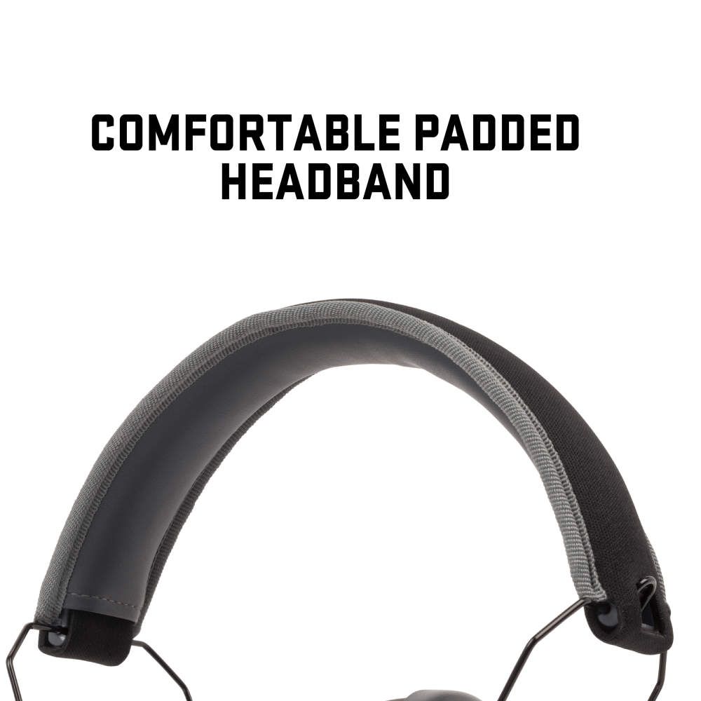 ULTRX Slim Profile Passive Earmuff | Gray