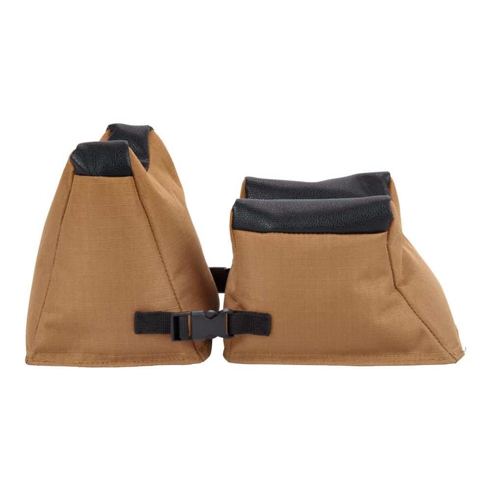 X-FOCUS FILLED FRONT/REAR SHOOTING REST COMBO, COYOTE BY ALLEN - Scopes and Barrels