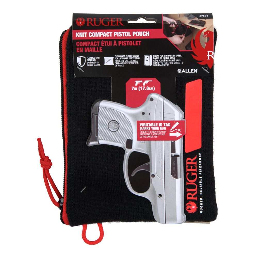RUGER PISTOL POUCH BLACK, COMPACT BY ALLEN - Scopes and Barrels