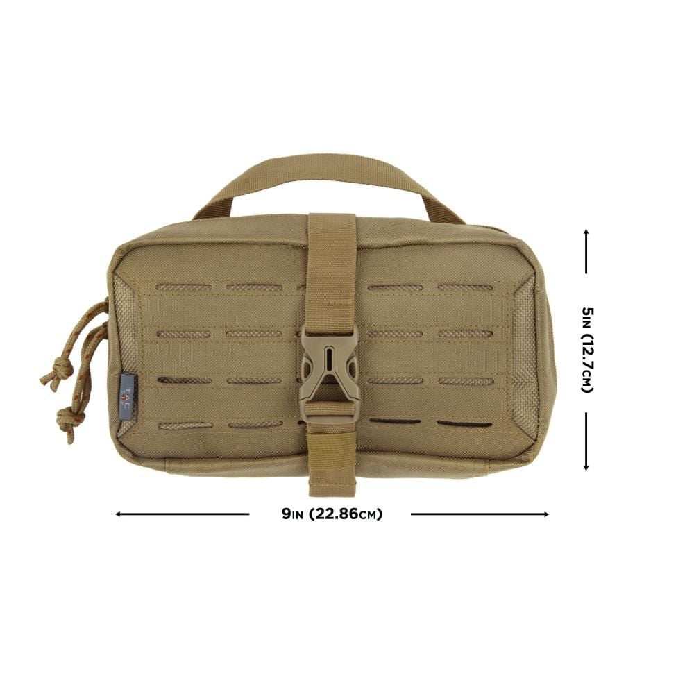 Tac-Six Detachment Tactical Accessory Pouch, Removable Back Panel, 9