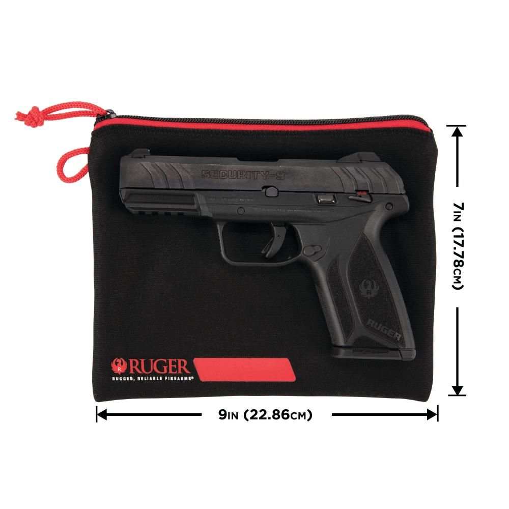 RUGER PISTOL POUCH BLACK, FULL SIZE BY ALLEN - Scopes and Barrels