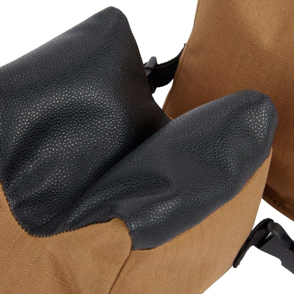 X-FOCUS FILLED FRONT/REAR SHOOTING REST COMBO, COYOTE BY ALLEN - Scopes and Barrels