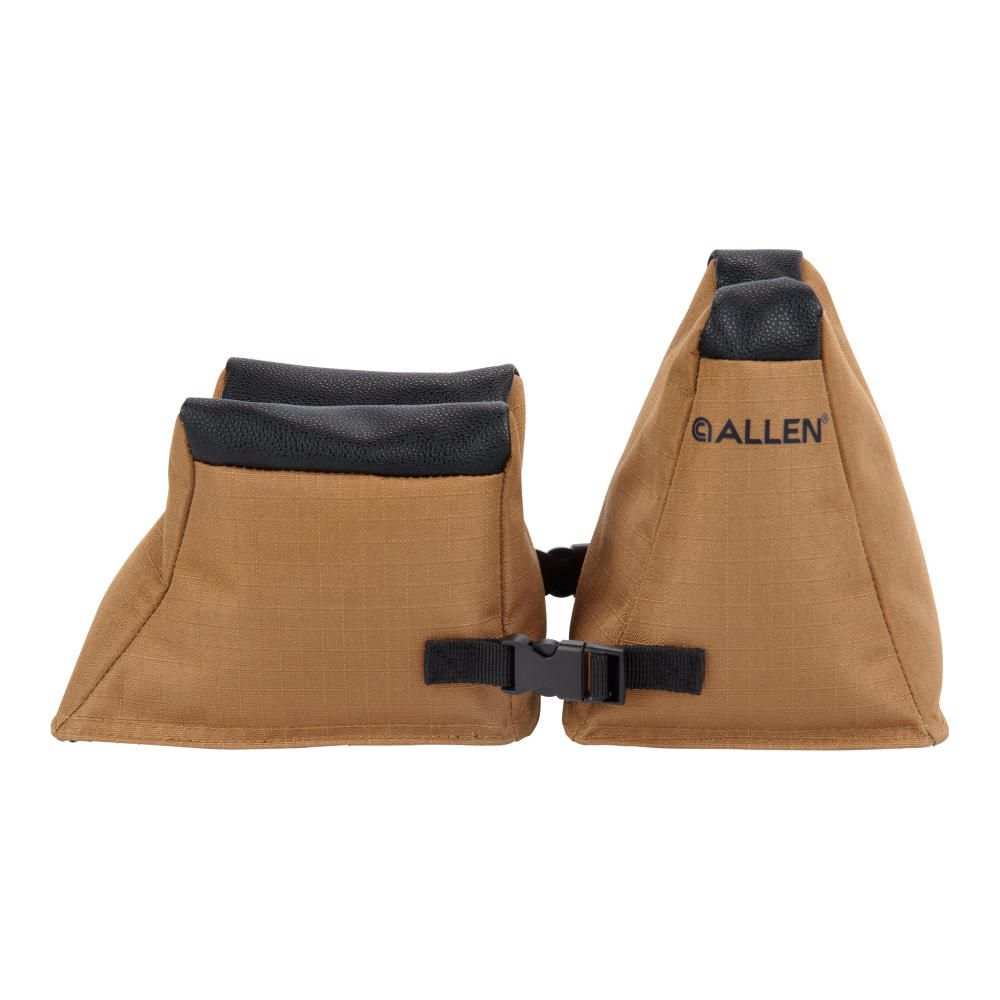 X-FOCUS FILLED FRONT/REAR SHOOTING REST COMBO, COYOTE BY ALLEN - Scopes and Barrels