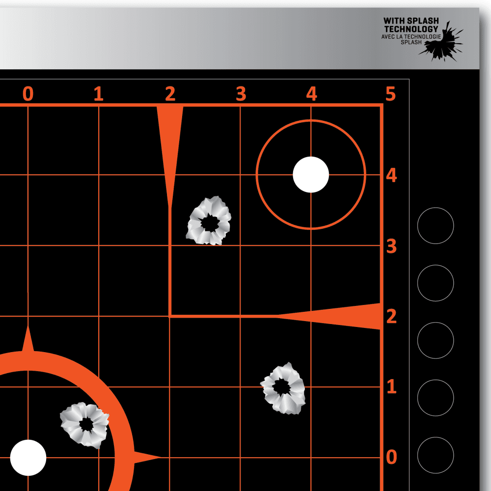 EZ AIM REFLECTIVE ADHESIVE 12X12 SIGHT GRID, 4 PACK BY ALLEN - Scopes and Barrels