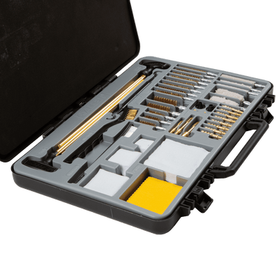 Allen Krome Rifle, Shotgun, & Handgun Cleaning Kit, 50-Pieces, Black