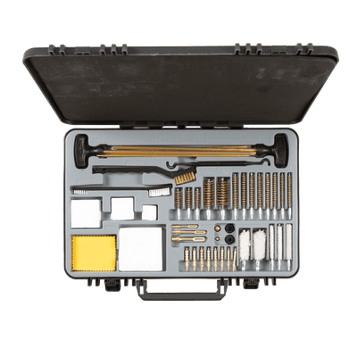 Allen Krome Rifle, Shotgun, & Handgun Cleaning Kit, 50-Pieces, Black