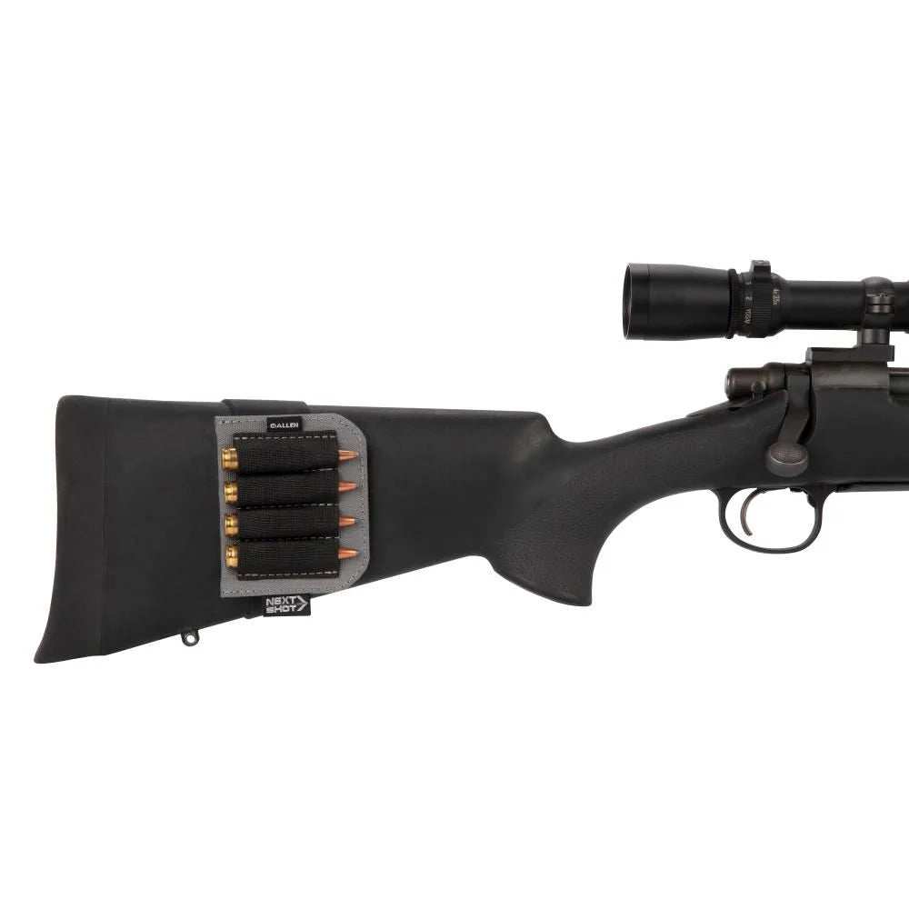 Allen Company Next Shot Rifle Cartridge Carrier Band, Black/Gray - Scopes and Barrels