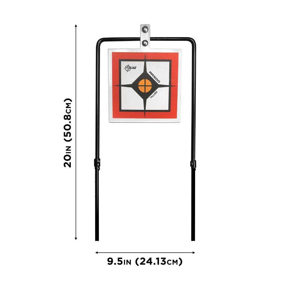 Hardrock AR500 Square Spinner Target & Stand, Rimfire Rounds & Centerfire Pistols - Scopes and Barrels