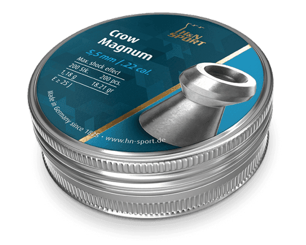H&N Crow Magnum .22 Cal, (18.21 gr) Pellets