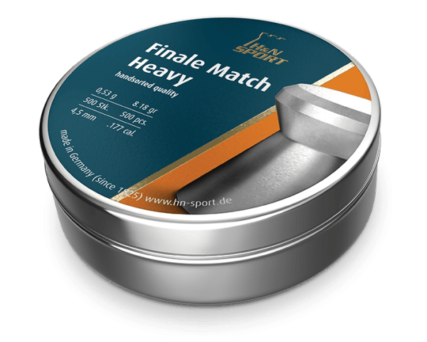 H&N Finale Match Heavy .177 Cal, (8.18 gr) Pellets