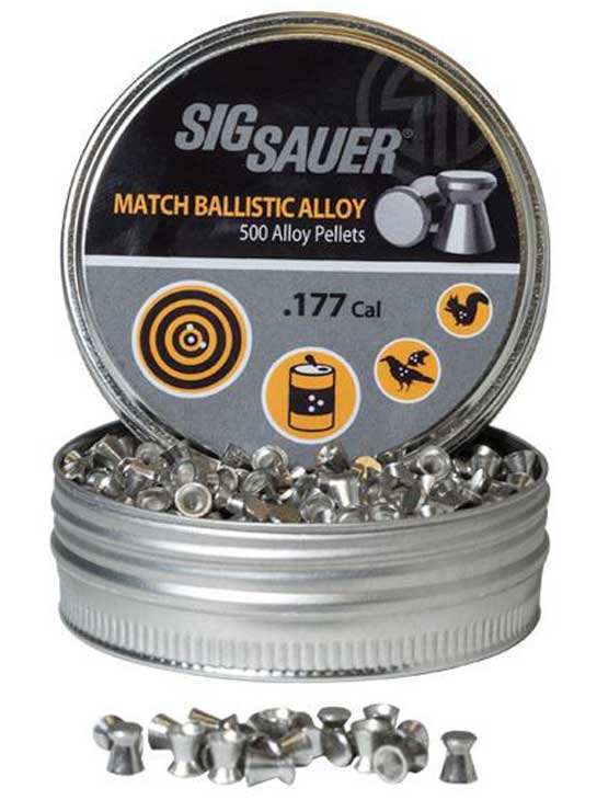 SIG Sauer Pellets Match Ballistic Alloy 500 pcs .177 
