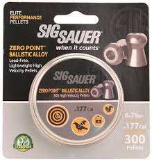 Sig Sauer Zero Ballistic Alloy Pellets, .177 Cal