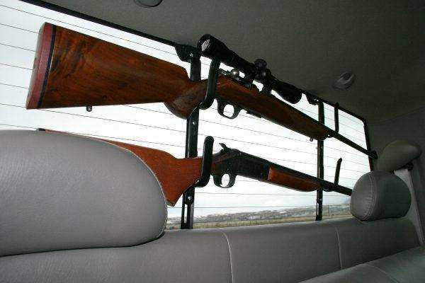 TWO GUN, BOW, OR TOOL RACK, METAL