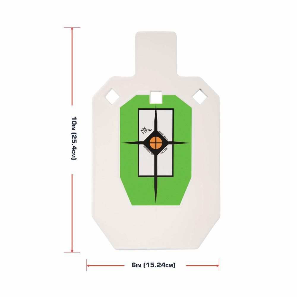 HARDROCK AR500 3/8 IN IPSC TARGET 10 X 6 INCH SILHOUETTE BY ALLEN