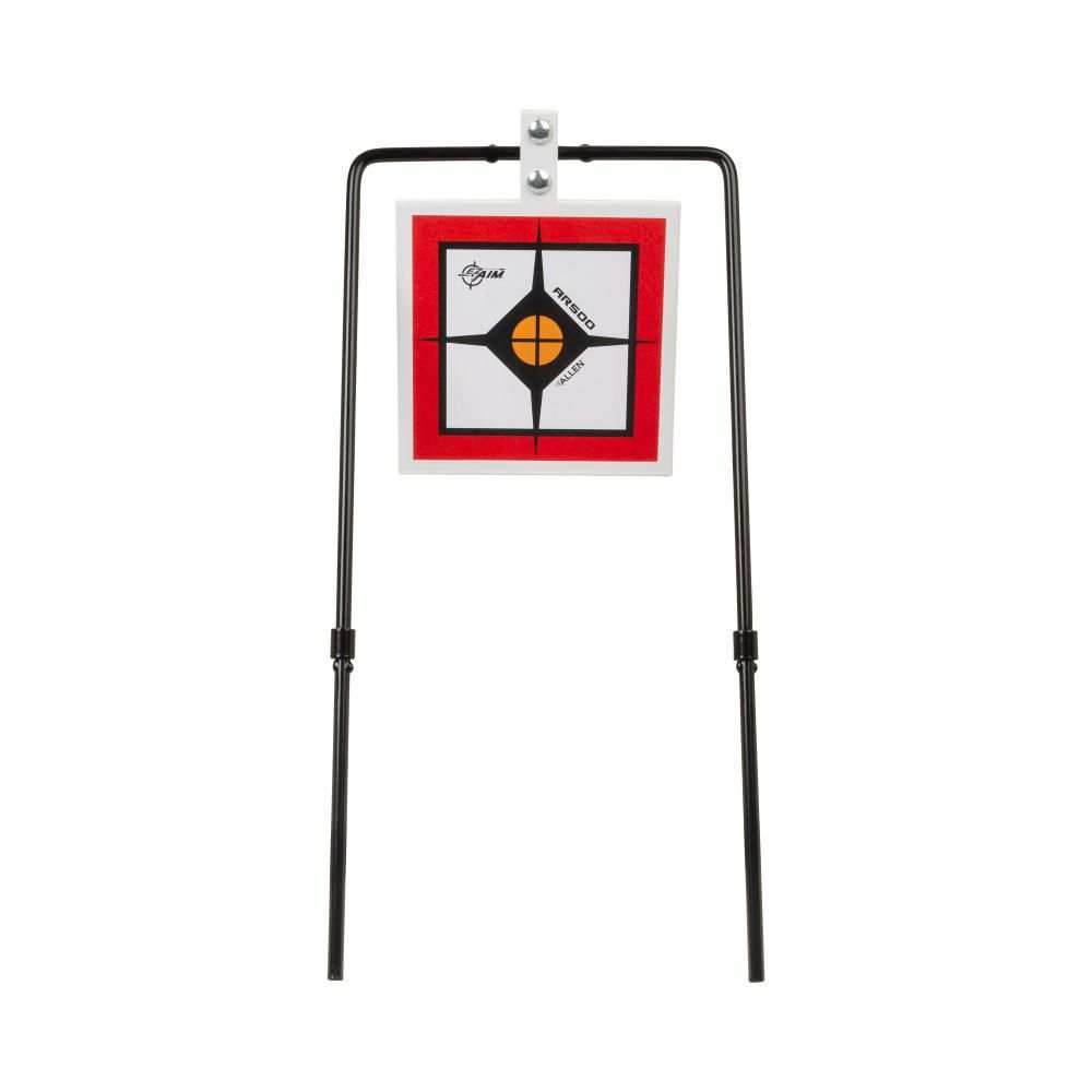 Hardrock AR500 Square Spinner Target & Stand, Rimfire Rounds & Centerfire Pistols - Scopes and Barrels