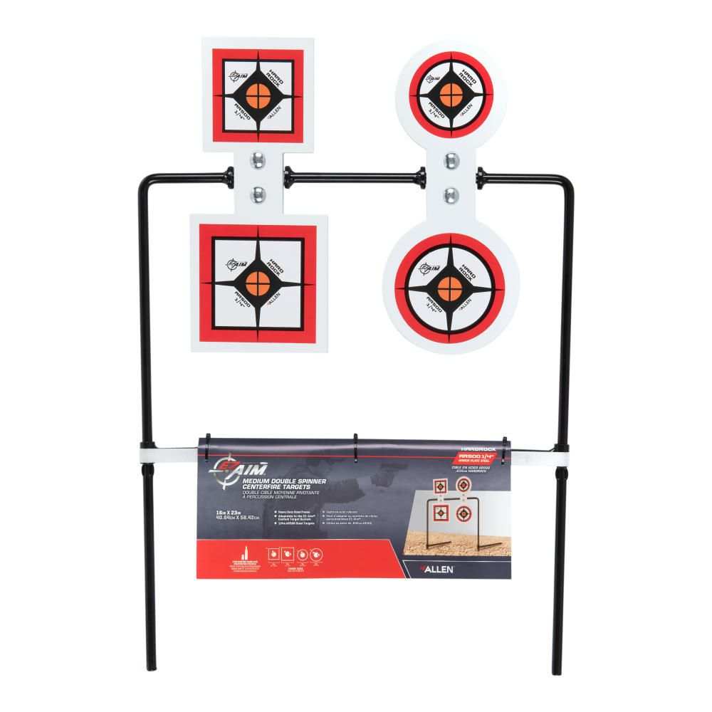 EZAIM AR500 DOUBLE HARDROCK SPINNER 4 X 5 BY ALLEN - Scopes and Barrels