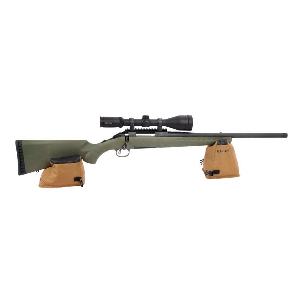 X-FOCUS FILLED FRONT/REAR SHOOTING REST COMBO, COYOTE BY ALLEN - Scopes and Barrels