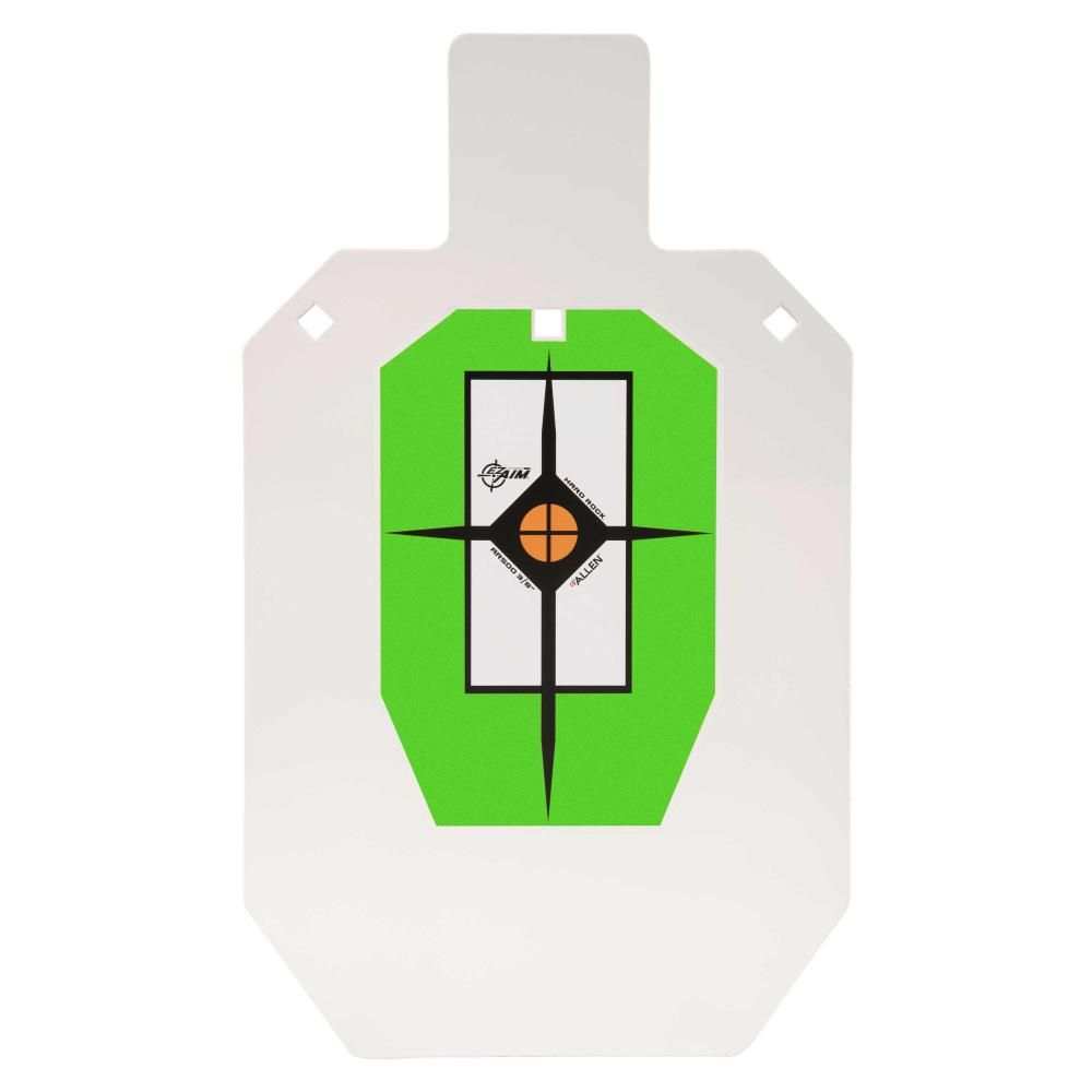 HARDROCK AR500 3/8 IN IPSC TARGET 20 X 12 INCH SILHOUETTE BY ALLEN - Scopes and Barrels