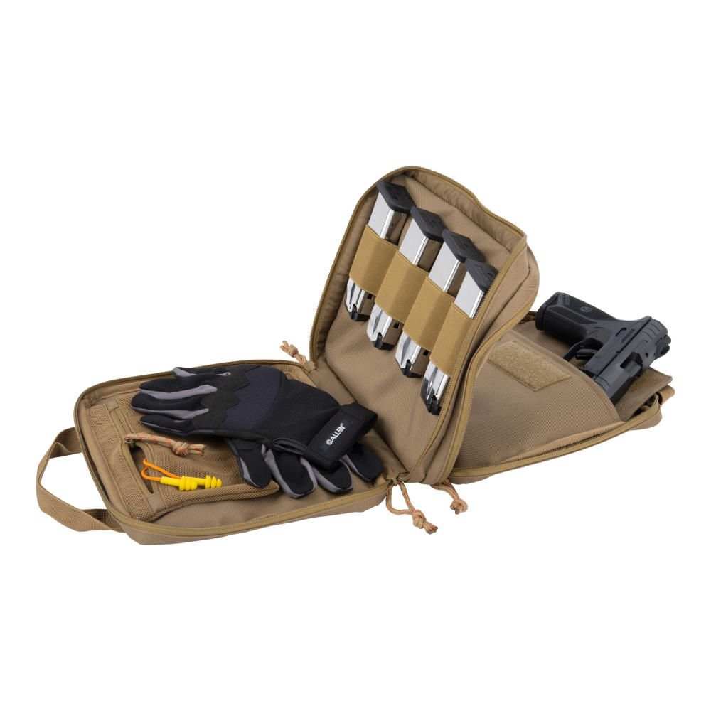 TAC SIX CREW TACTICAL PISTOL CASE, COYOTE BY ALLEN - Scopes and Barrels