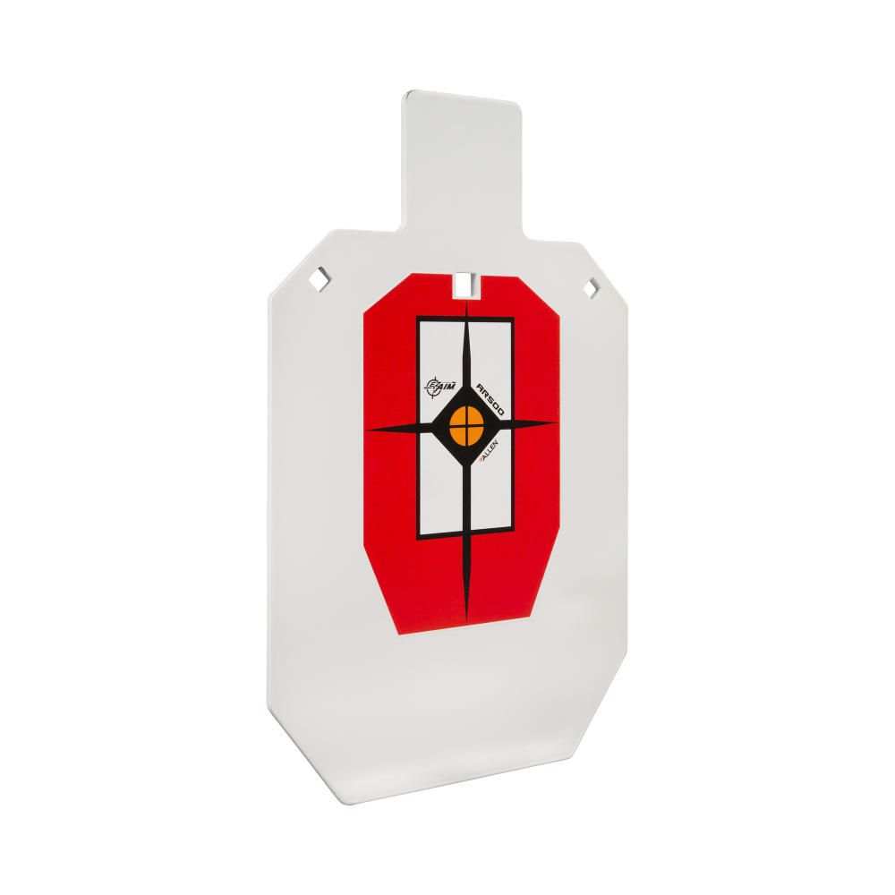 EZ Aim Hardrock AR500 IPSC Silhouette Shooting Target, - Scopes and Barrels