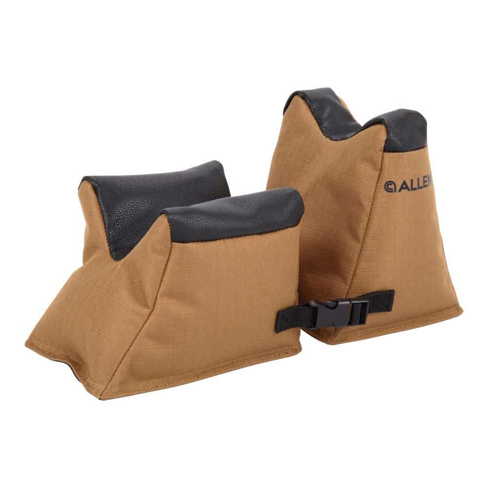 X-FOCUS FILLED FRONT/REAR SHOOTING REST COMBO, COYOTE BY ALLEN - Scopes and Barrels
