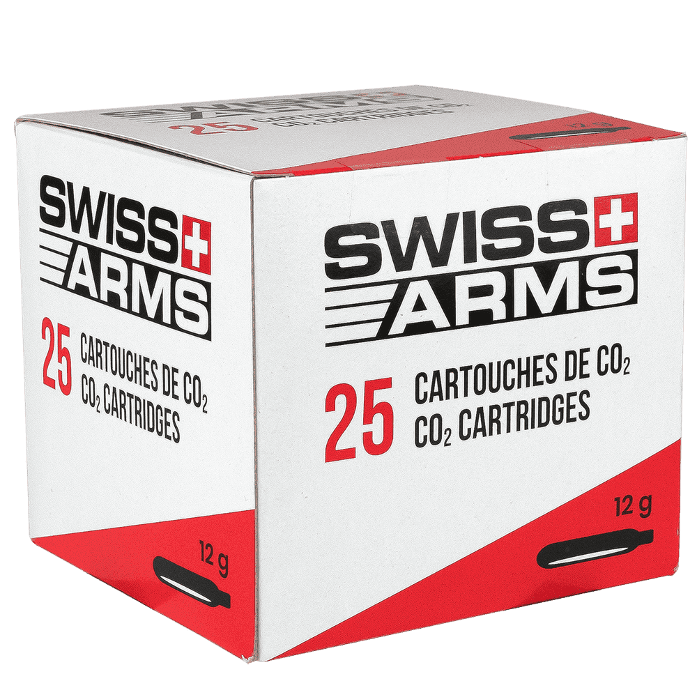 Swiss Arms 12gr Co2 Box Of 25 - Scopes and Barrels